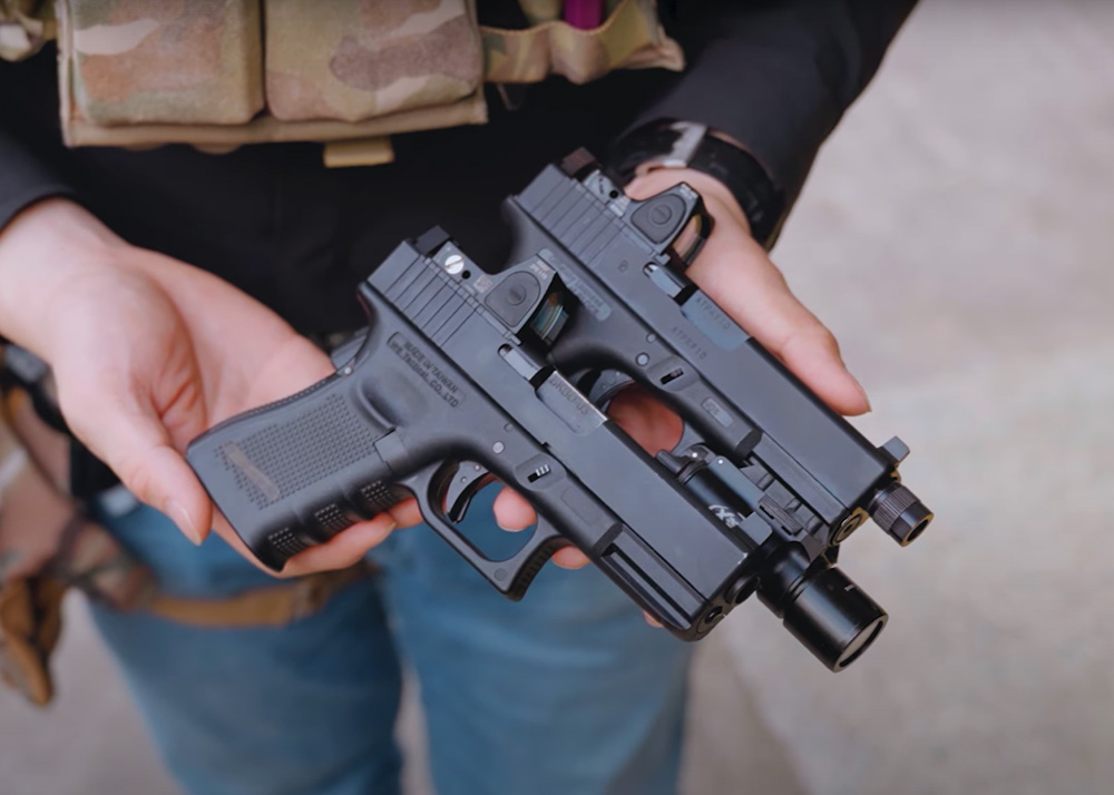Ark Liu 2025 Glock G17/G19 MOS Gas Blowback Pistols