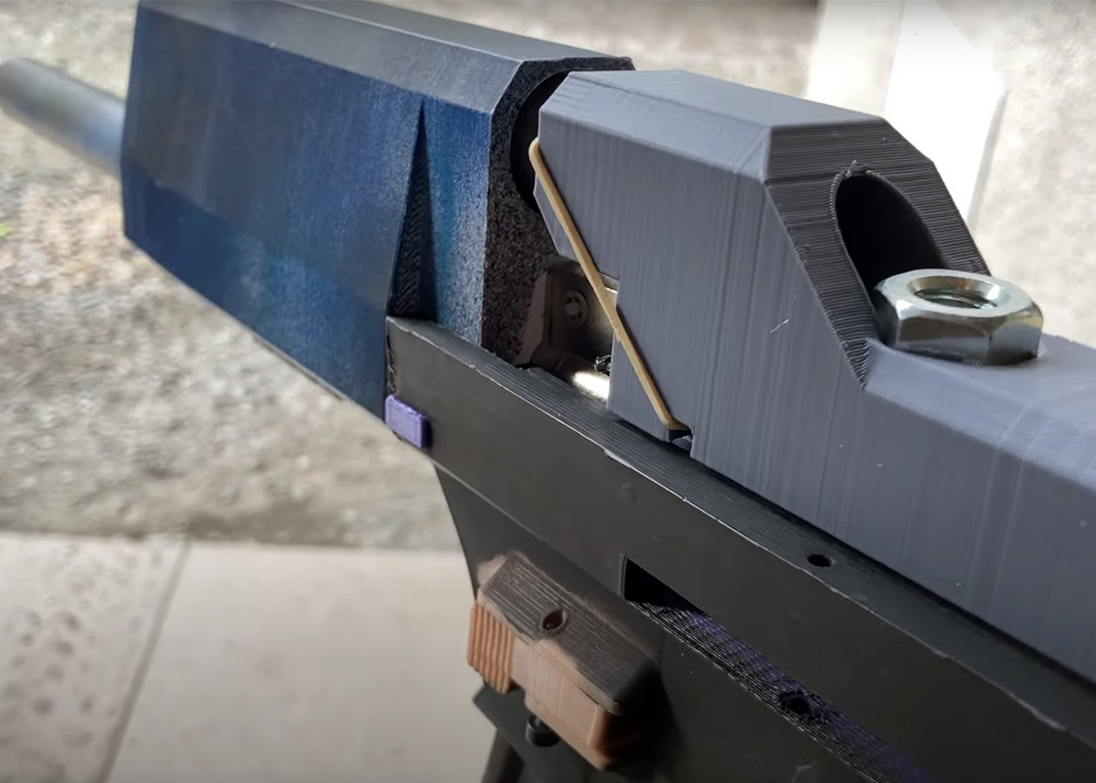 Sebus Airsoft 3D Printed Gas Blowback Airsoft Gun