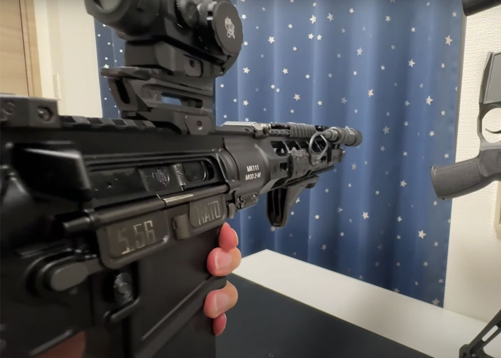 Airsoft ZK JP EMG PWS MK111 Gas Blowback Rifle