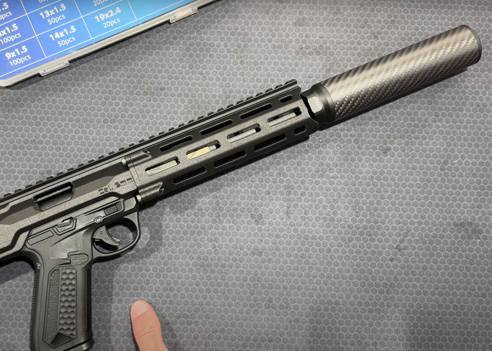Stupid Airsoft Silverback Carbon Fiber Suppressor