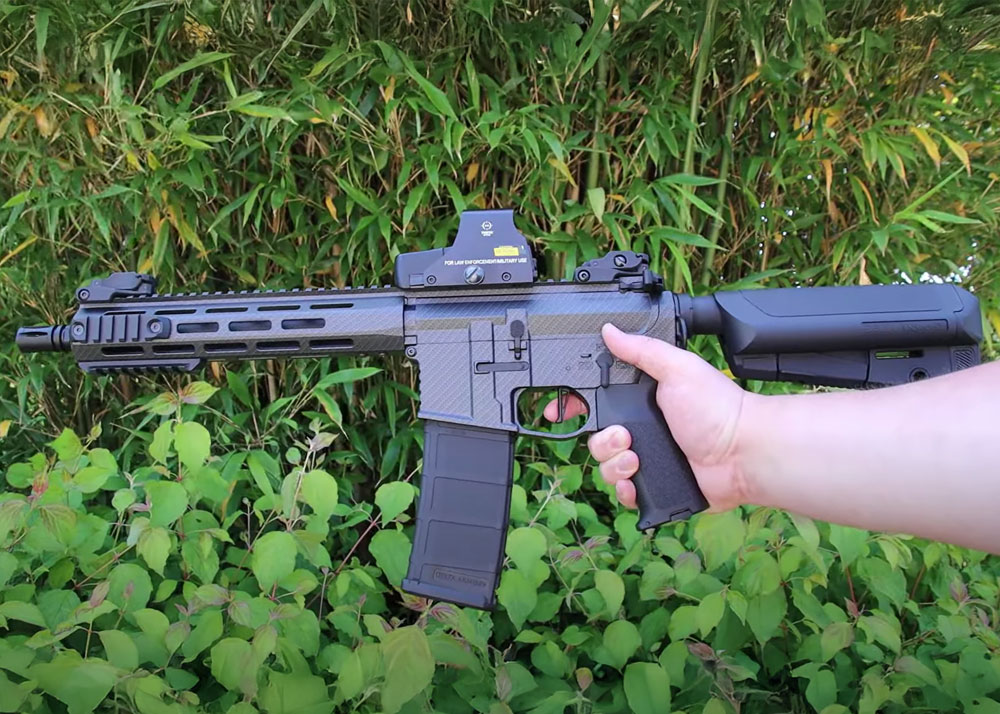 Timerzanov Airsoft: Delta Armory AR15 M-LOK 10" Charlie Carbon AEG 