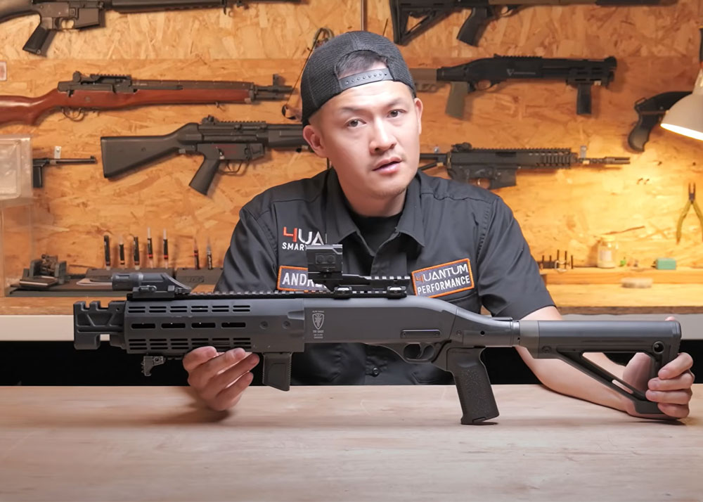 4UAD Smart Airsoft: Elite Force Tri-Shot ShotGun