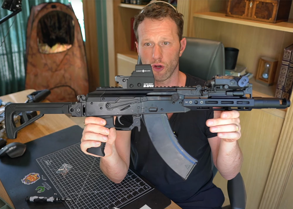 6mm Badger Acetech Blaster AK Tracer Installed On The Tokyo Marui AKX GBB