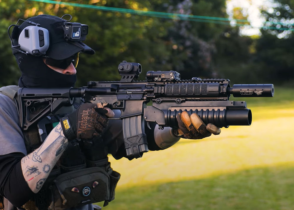 Airsoft Lefty Tokyo Marui MWS MK18 Build w/ Grenade Launcher