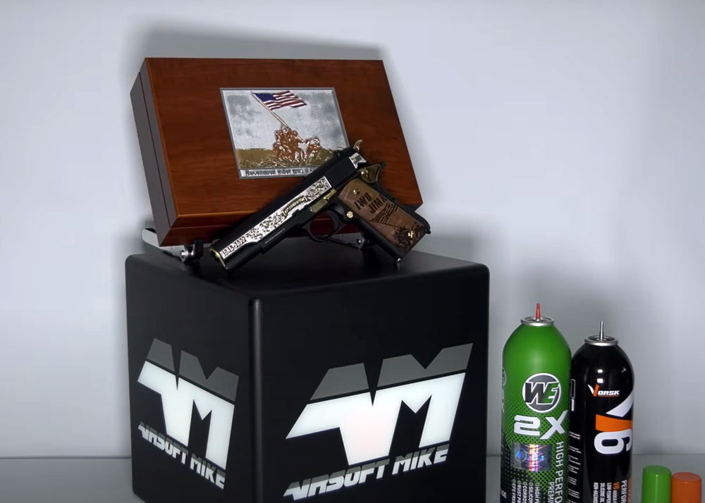 Airsoft Mike Unboxes The G&G GPM1911 IWO JIMA 76th Anniversary