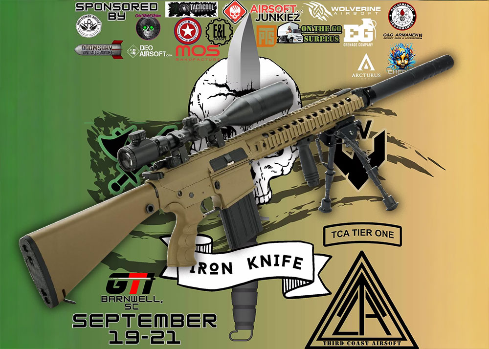Airsoftjunkiez Custom HPA SR25 For TCA Iron Knife 2025 Pre-Order
