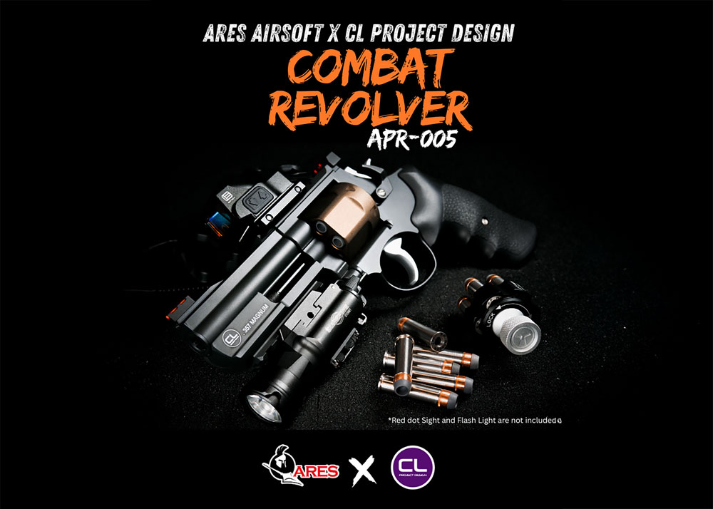 ARES Airsoft x CL Project Combat Revolver