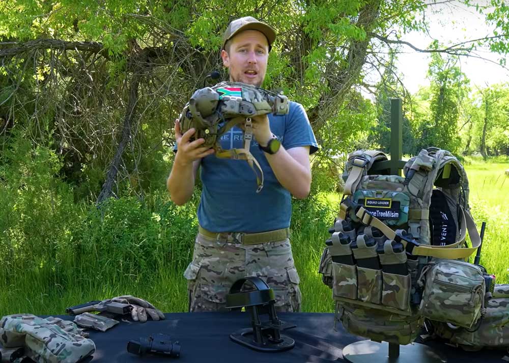 Lone Tree Milsim Tactical Helmet Setup for Airsoft