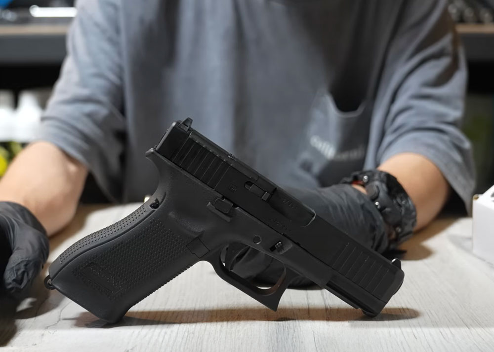 Samdos GHK G45 MOS Gas Blowback Pistol Unboxing