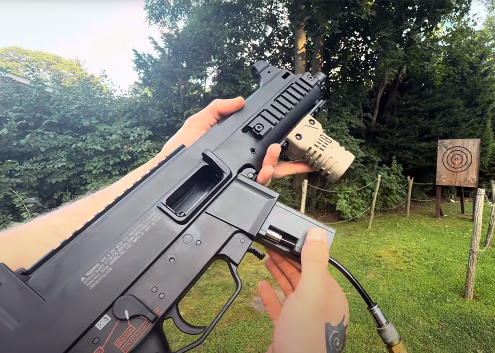Stupid Airsoft UMP45 Shoots Shotgun Shells?