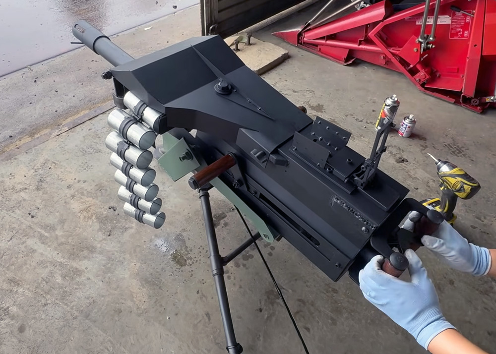 Airsoft Tec Home Made MK19 40mm Launcher Model