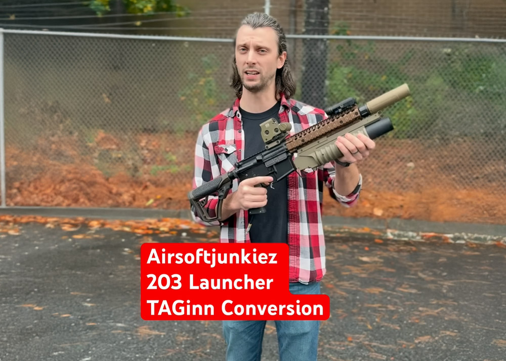  Airsoftjunkiez TAGinn Compatible Colt M203 Launcher