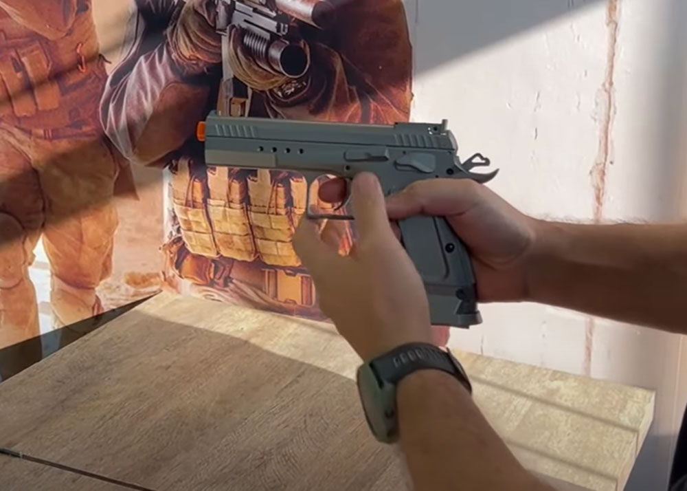 GM Tatico Cybergun Tanfoglio Gold Custom CO2 Pistol