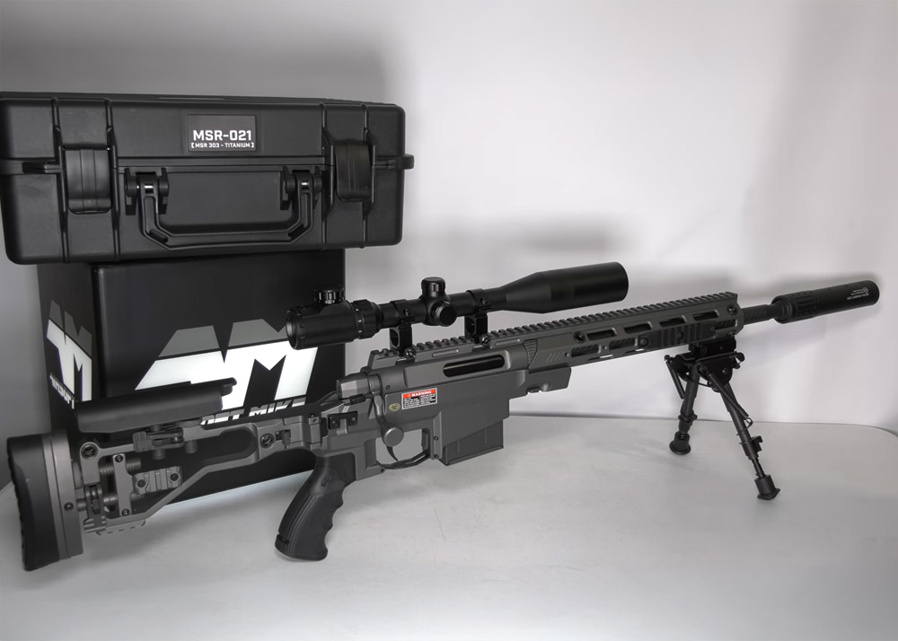 Airsoft Mike Ares MSR303 Quick Takedown Airsoft Sniper Rifle Unboxing