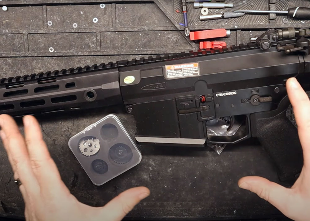 WYSHTECH Solink Airsoft SR25 Helical Gearset Review