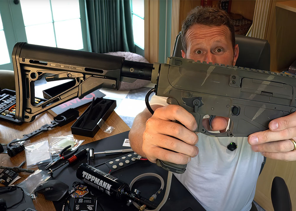 6mm Badger Installing The Quake Stock On The Wolverine MTW-308