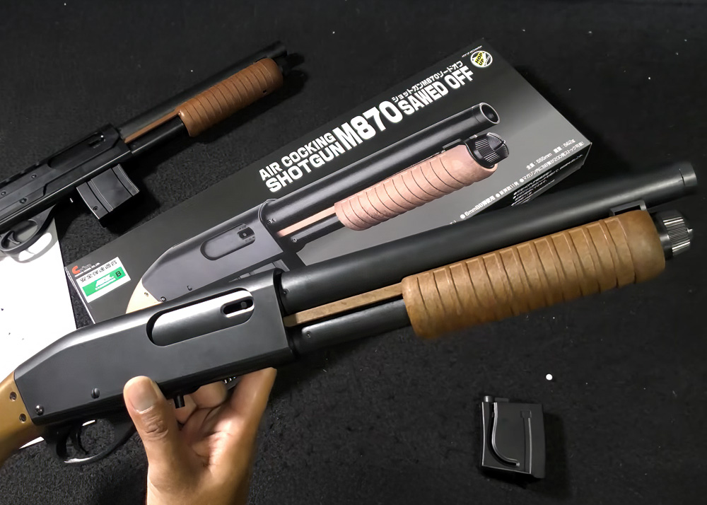 Kuroneko YZ Crown Model M870 Sawed Off Airsoft Shotgun Review