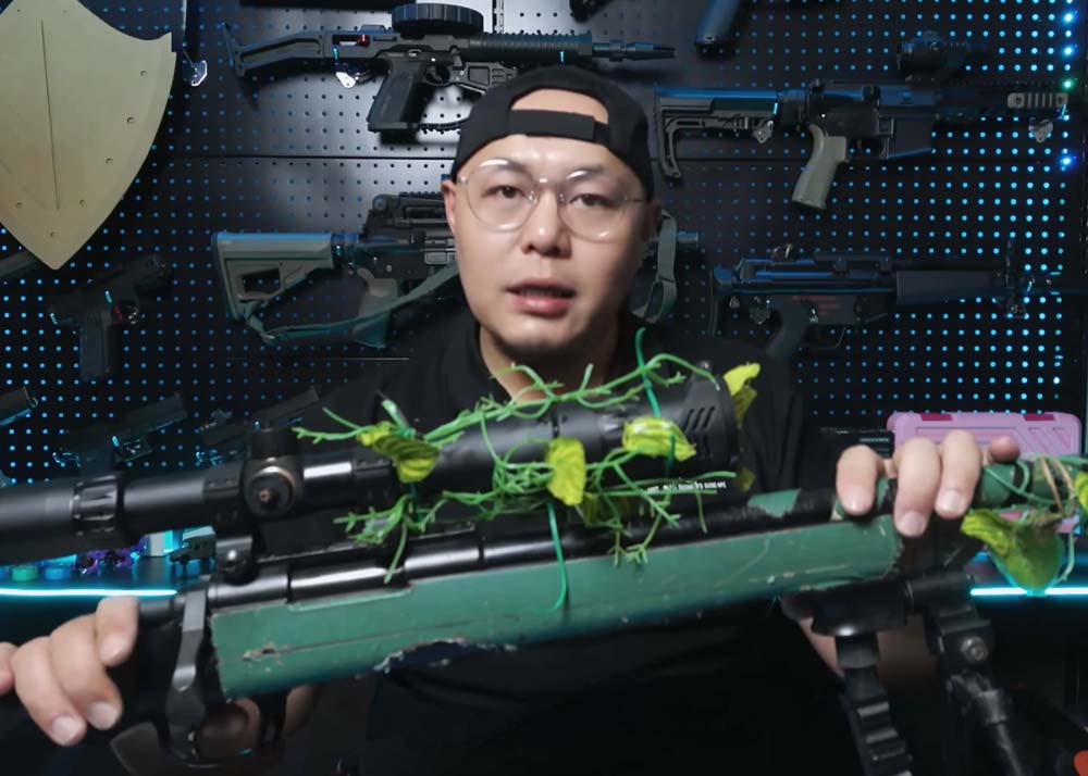 Airsoft Yellow Label Man How Far A 0.8J Airsoft Sniper Rifle Shoots?