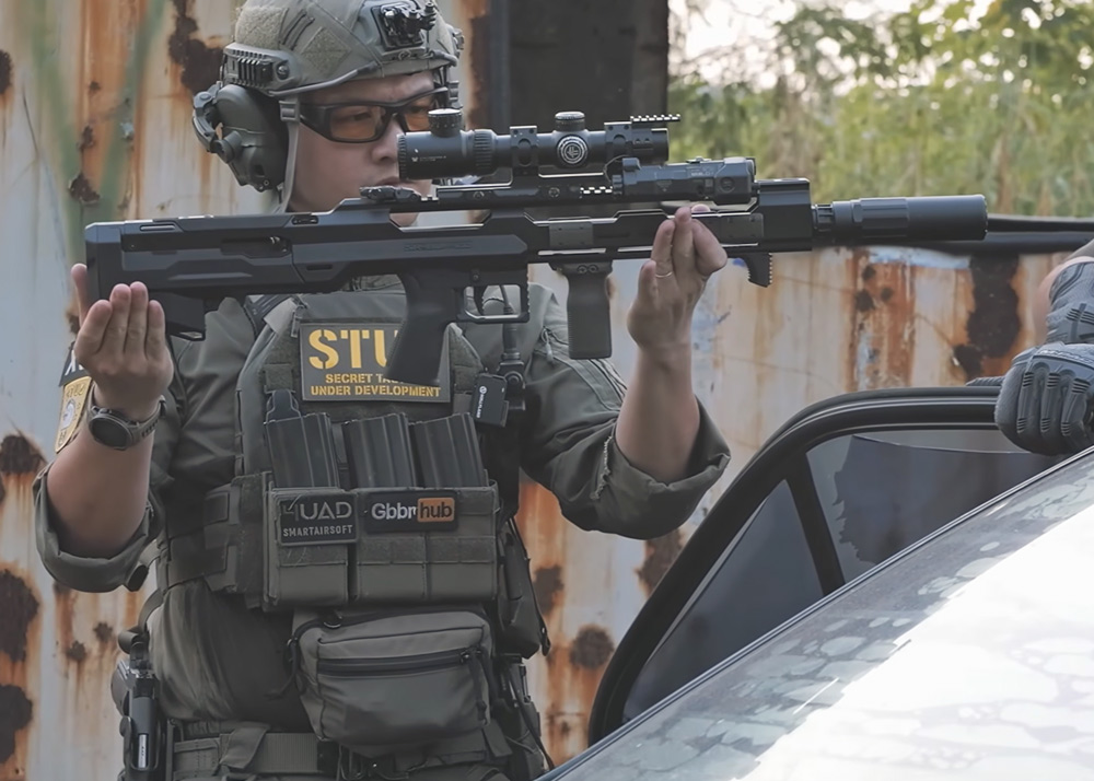 4UAD Smart Airsoft: SRU SRUNA 22 Bullpup Sniper Rifle