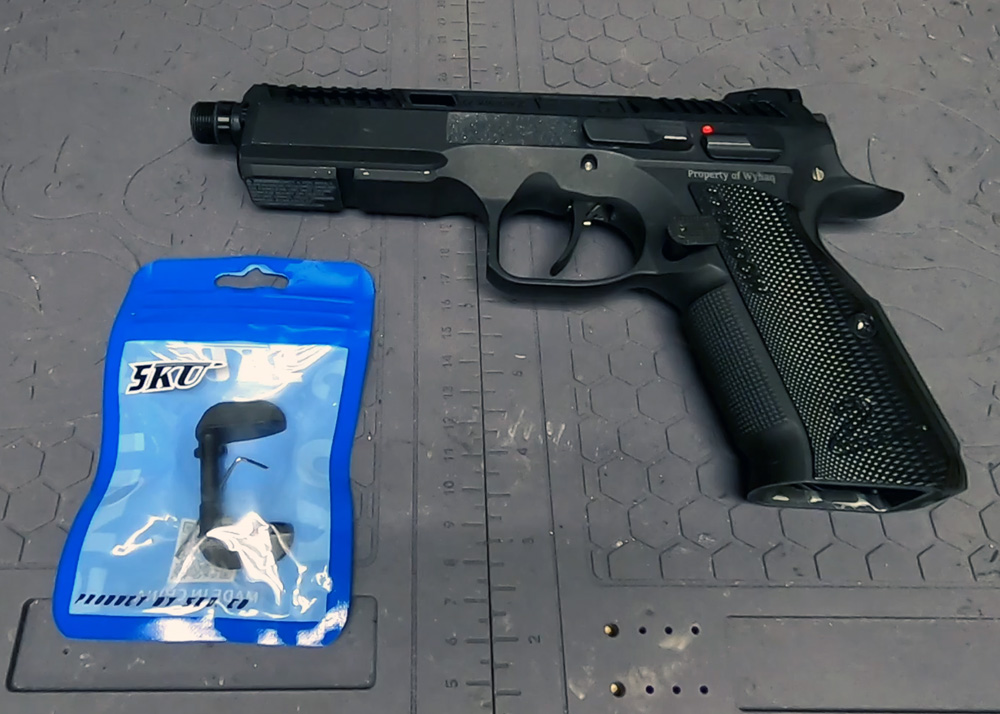 Wyhaq 5KU Steel Thumb Safety Shadow 2 Upgrade Install