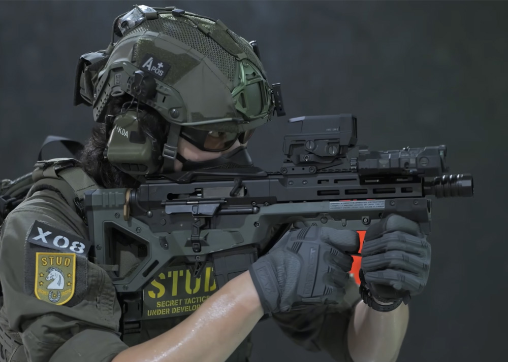 4UAD Smart Airsoft On The SARB15 Bullpup