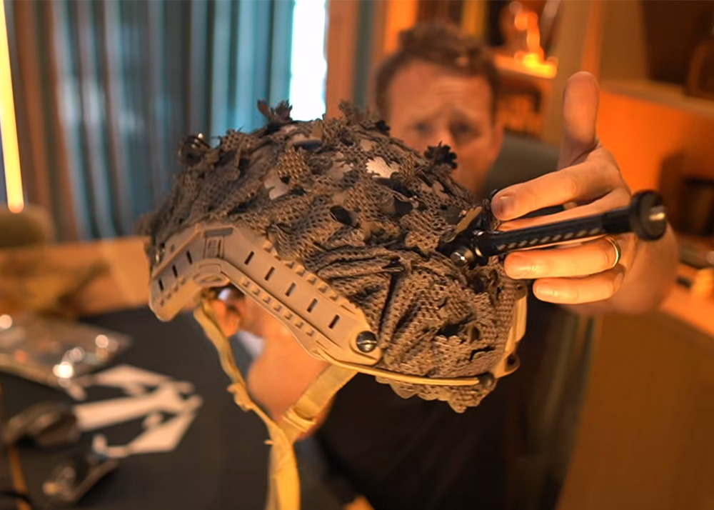 6mm Badger: Carcajou Helmet Scrim