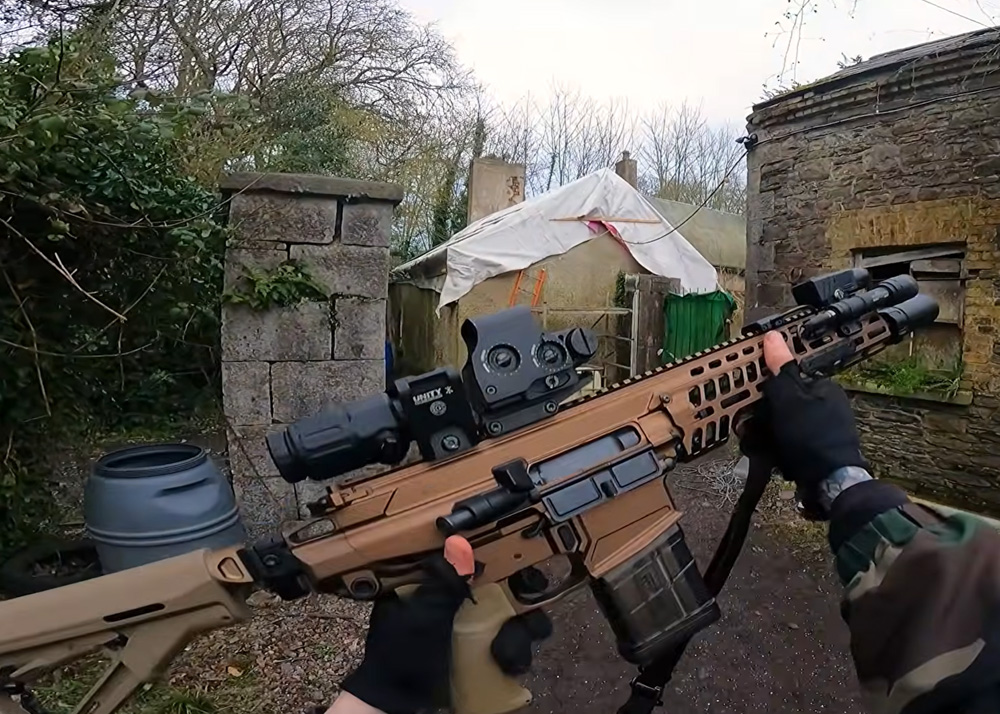 Airsoft Lefty With The PROW Spear XM5