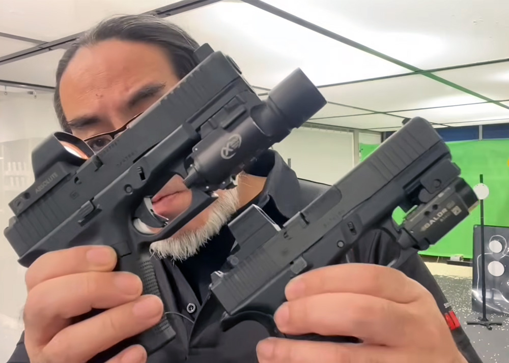 Target-1 A Battle of G19 Gen5 MOS GBB Pistols
