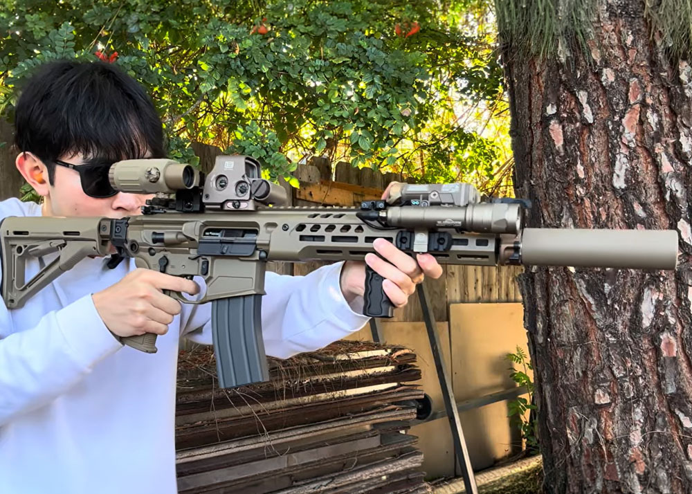 Airsoft Chai On The Salvo Precision MWS MCX Spear LT V2 GBB