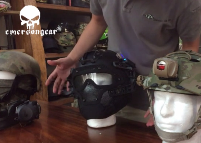 Emerson Gear PJ Masked Helmet Demo | Popular Airsoft: Welcome To The ...