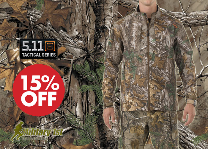 15% Off 5.11 Sierra Softshell RealTree Xtra | Popular Airsoft: Welcome ...