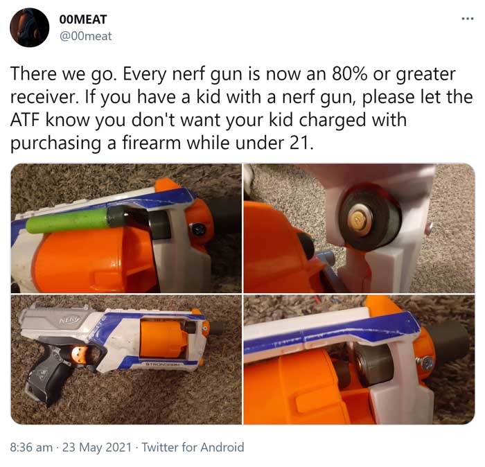 00Meat Nerf 22 Adapter