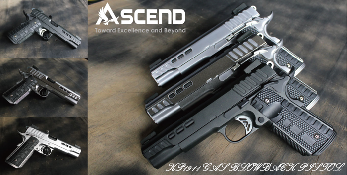 Ascend Airsoft KP1911 GBB Pistol 02