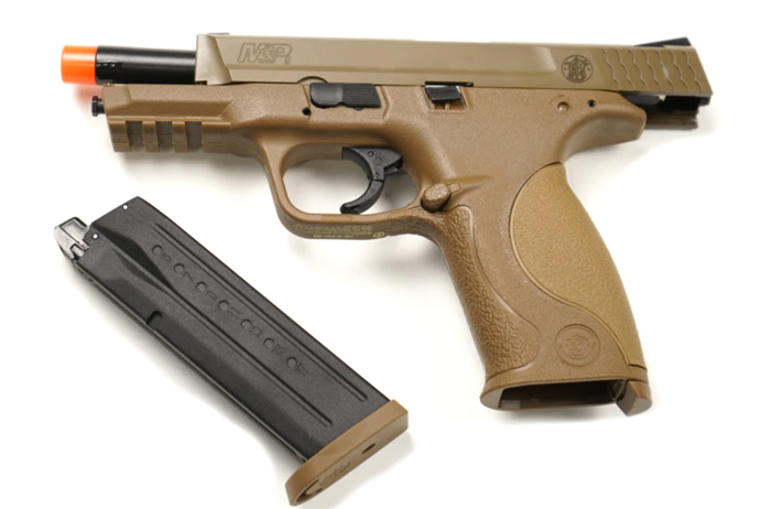 Airsoft Atlanta: S&W M&P 9 GBB Pistol In Tan 04