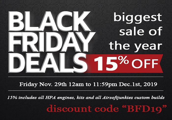 Airsoftjunkiez Black Friday 2019