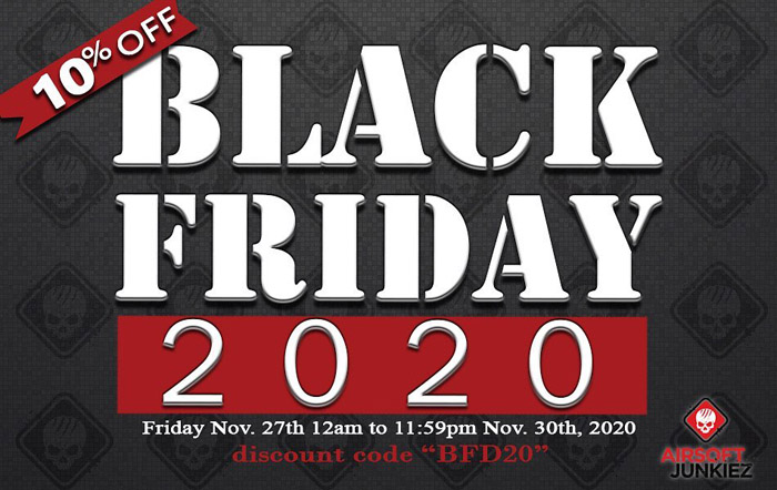 Airsoftjunkiez Black Friday Sale 2020