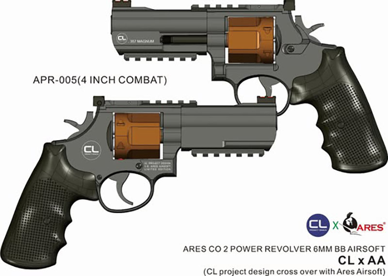 ARES Airsoft x CL Project Combat Revolver 02