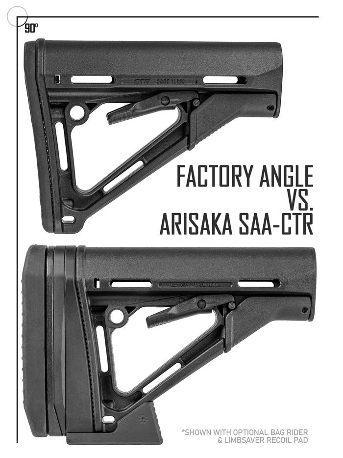 Arisaka Defense Stock Angle Adapter - CTR 03
