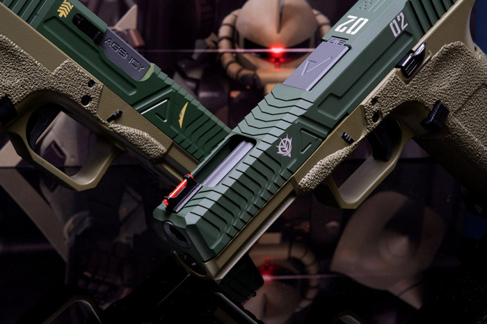 Bang Bang RWC G Zion Cerakote ZKU-II Green EXA 01 Pistol 02