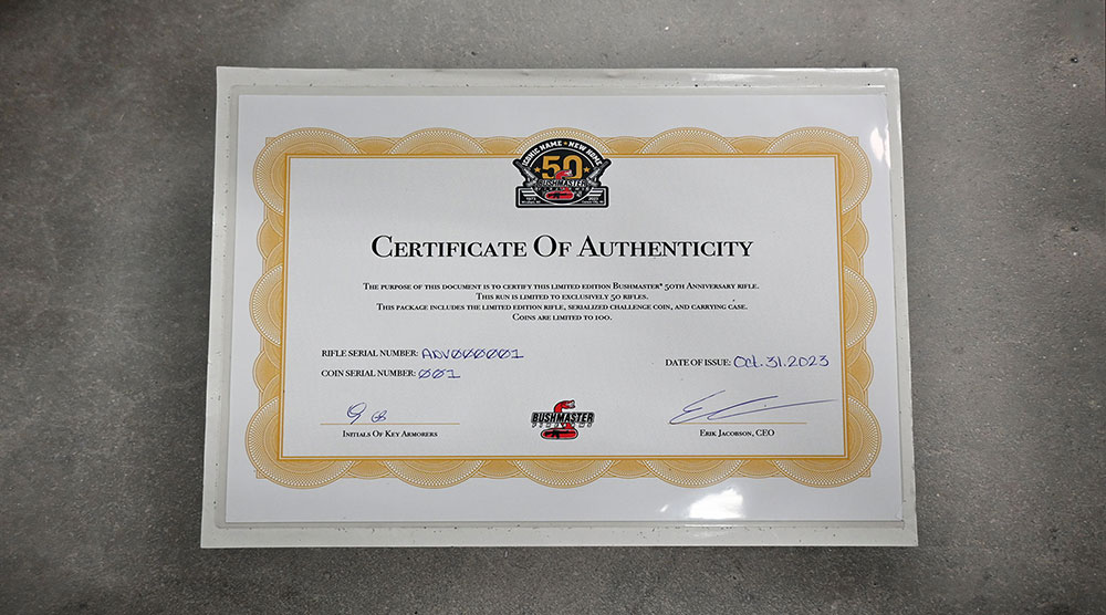 Bushmaster 50th Anniversary XM15A2 Rifle 04
