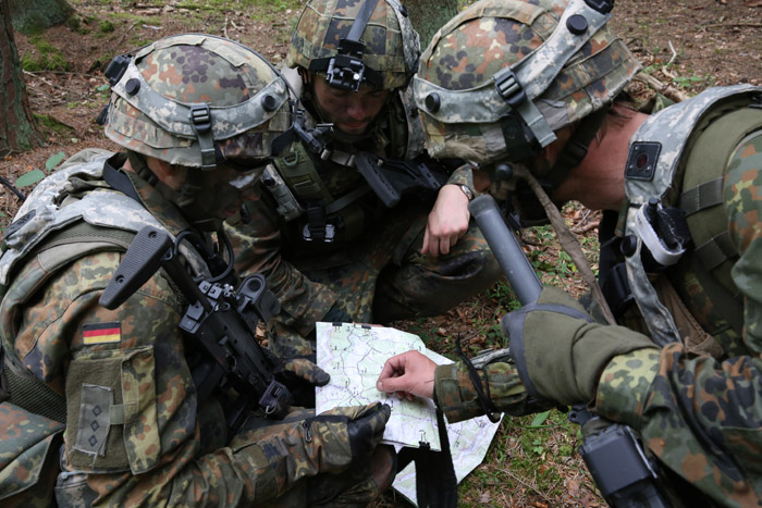 German Bundeswehr soldiers Swift Response 16 