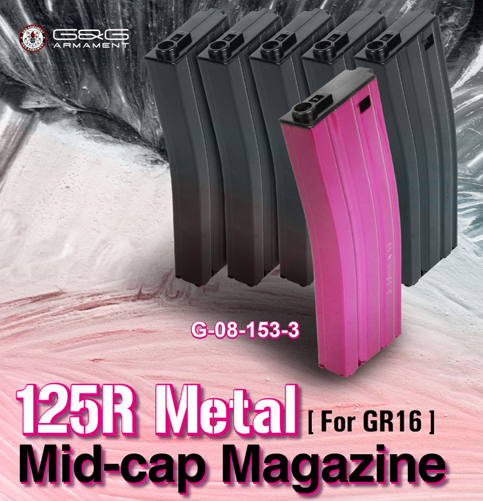 G&G 125-Round Metal Pink Midcap 02