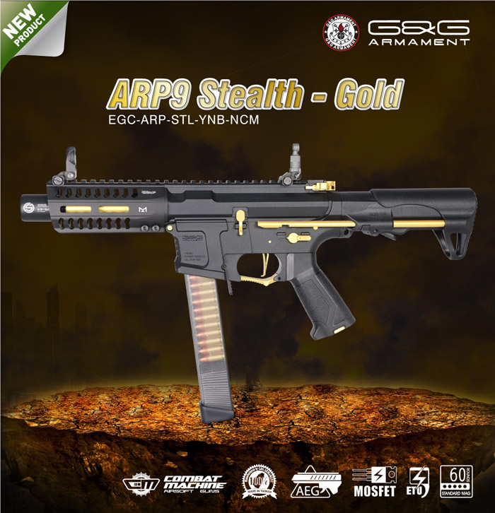 G&G ARP 9 Stealth Gold Edition 02