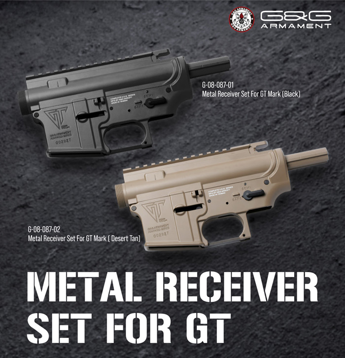 G&G Metal Receiver Sets For GT 02