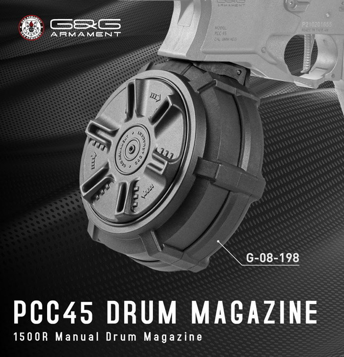 G&G PCC45 AEG Drum Magazine 02