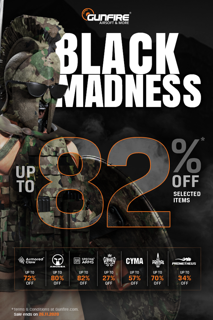 Gunfire Black Madness Sale 2020