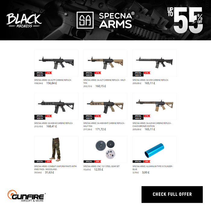 Black Madness Sale: 2019: Specna Arms