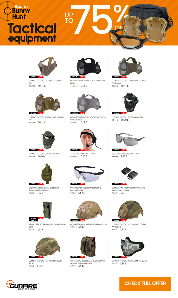 Gunfire Easter Bunny Hunt 2020 - Equipment