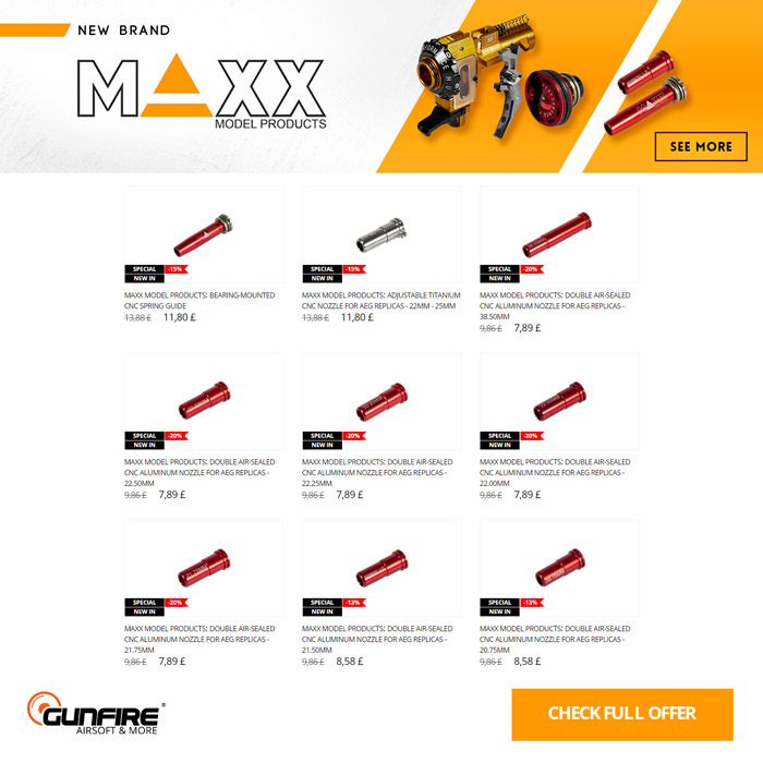 Gunfire Maxx Model 30 April 2020