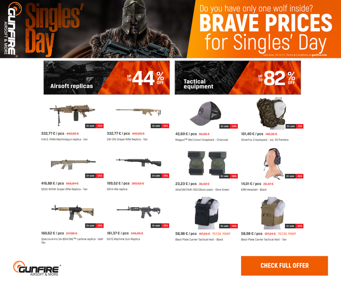 Gunfire Singles' Day Sale 2020 02